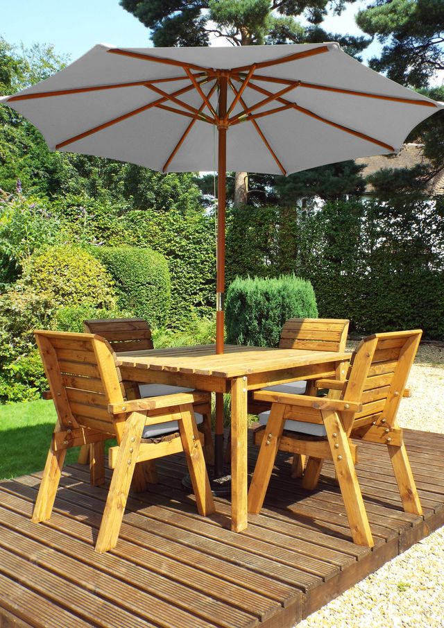Four Seater Square Table Set