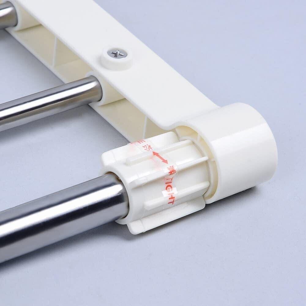 Extendable Closet Shelf Rod, 45-70cm, Clothes Hanger Organizer Metal