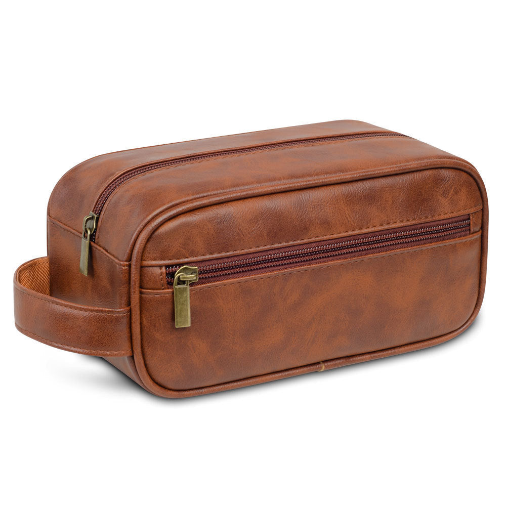 Men's Pu Business Handheld Makeup Storage Bag