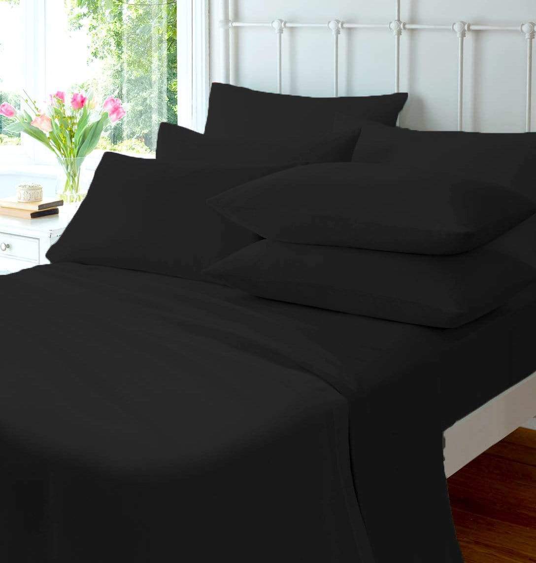 OLIVIA ROCCO Flannelette Flat Sheet 100 Percent Cotton Brushed Super Soft OEKO TEX Certified Premium Bedding In Various Sizes And Colours