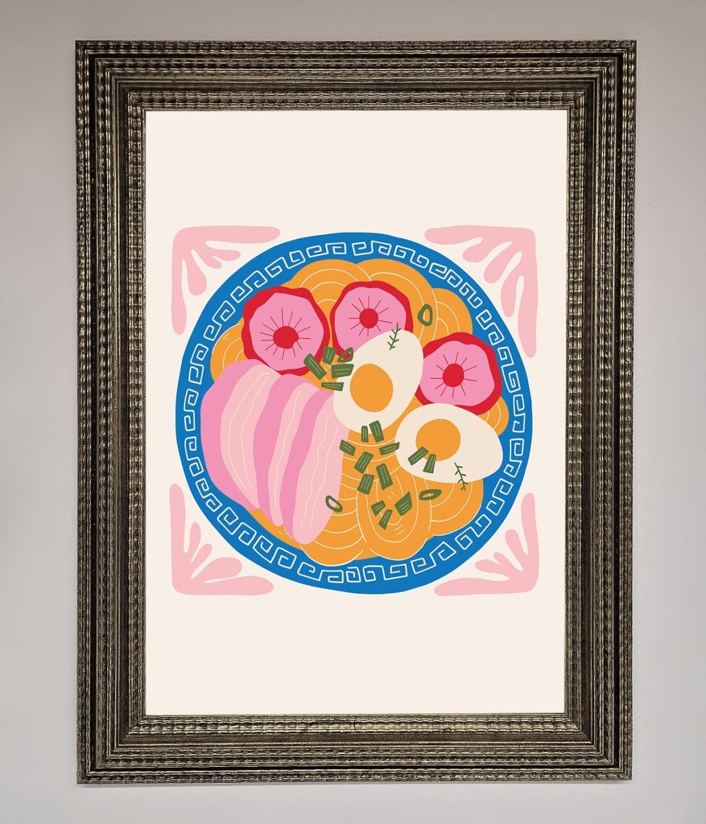 Greek Breakfast Framed Poster - Zestio