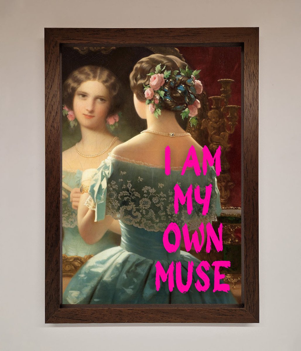 I Am My Own Muse Framed Print - Zestio
