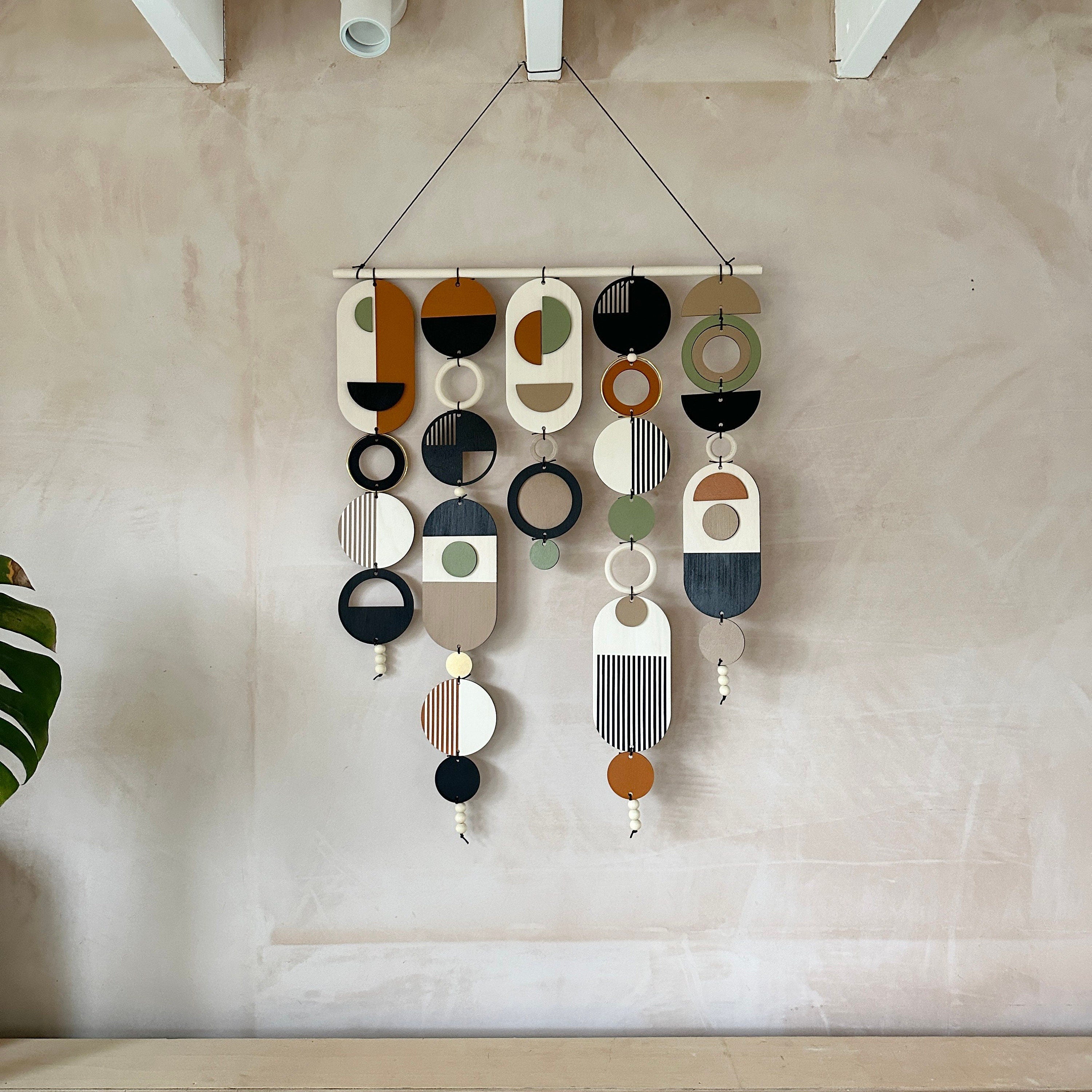 Original Wall Art - Geometric Artwork - Minimal Home Decor - Mid-Century Decor- Large Centre Piece Art - Big Wall Tapestry - Wall Sculpture