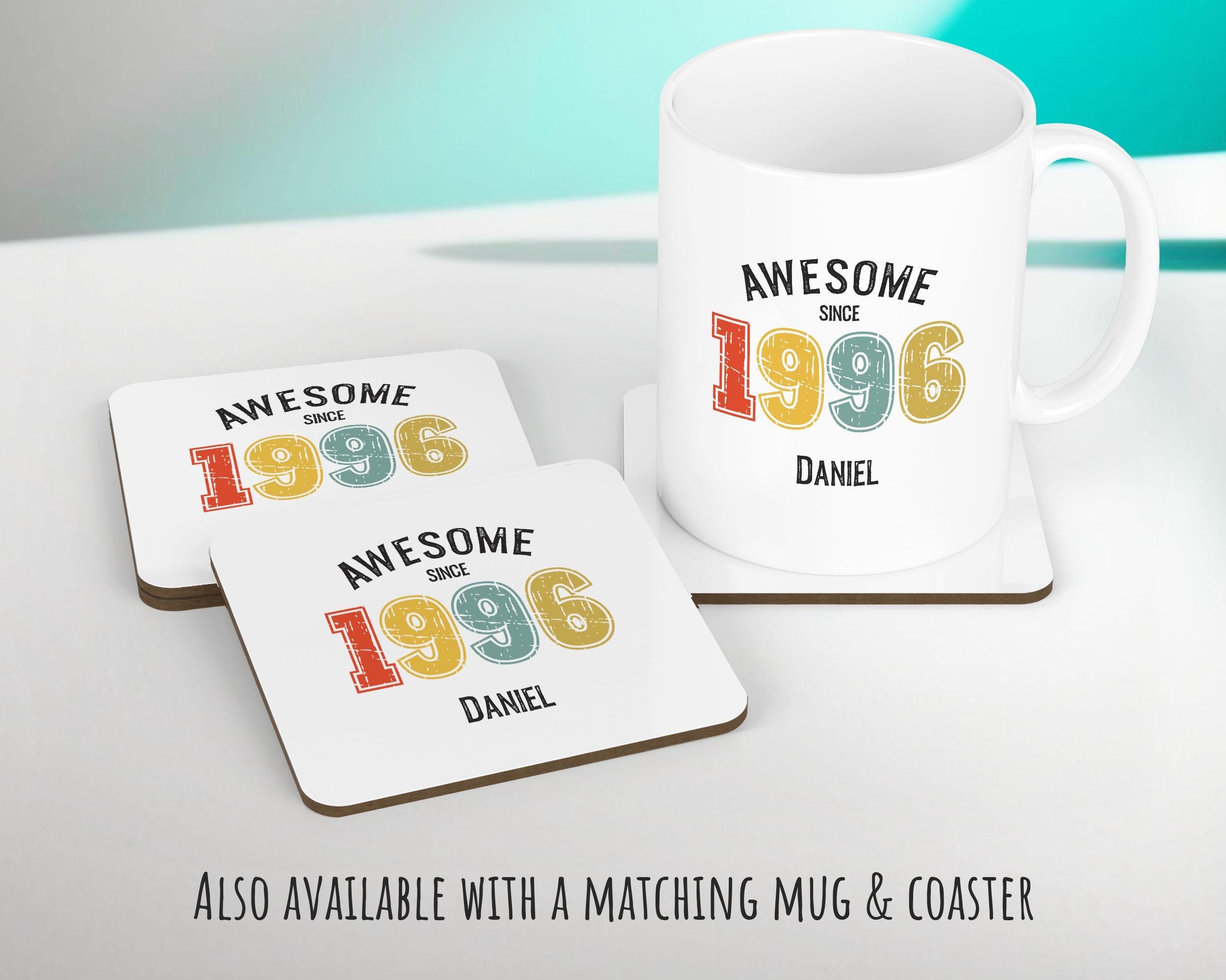 30th Birthday Gift for Men - Personalised Birthday Cushion Age 30 Gift for Him Custom Retro Vintage Number Design Dad Grandad Thirty BNG30C