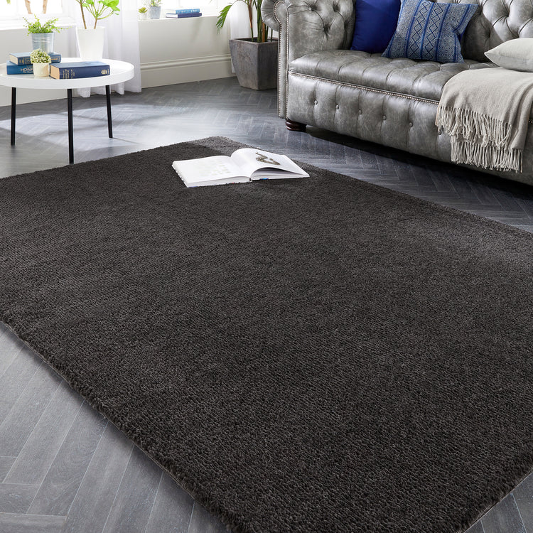 Washable My Lux Rug | Charcoal
