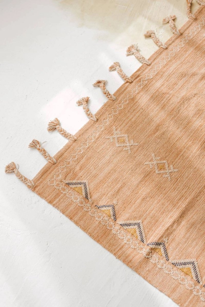 Ira | Woven Cotton Rug | 140 X 200 cm - Zestio