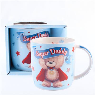 Mug Bear With Text Super Daddy