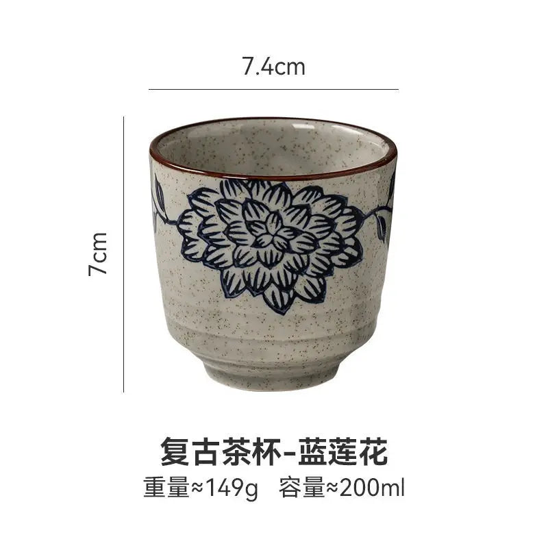 Japanese Hand-Painted Ceramic Tea Cups – 40ml / 150ml / 200ml