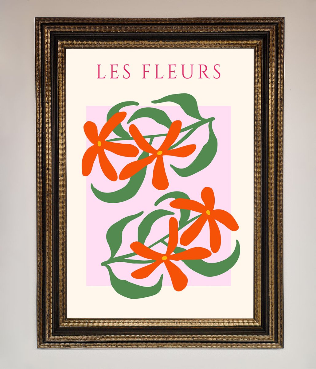 Les Fleurs Framed Print - Zestio