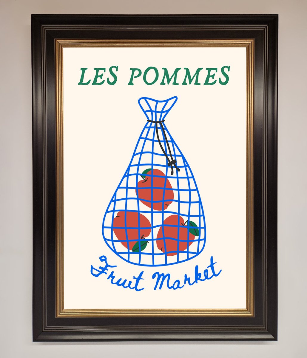 Les Pommes Framed Print - Zestio