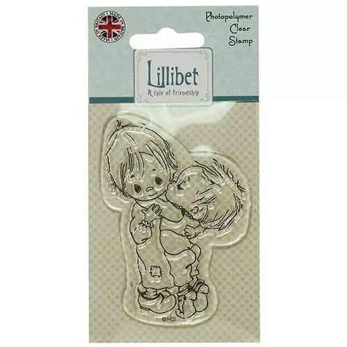 LILLIBET CLEAR STAMPS -GREAT FOR CARDS AND CRAFTS KISSING