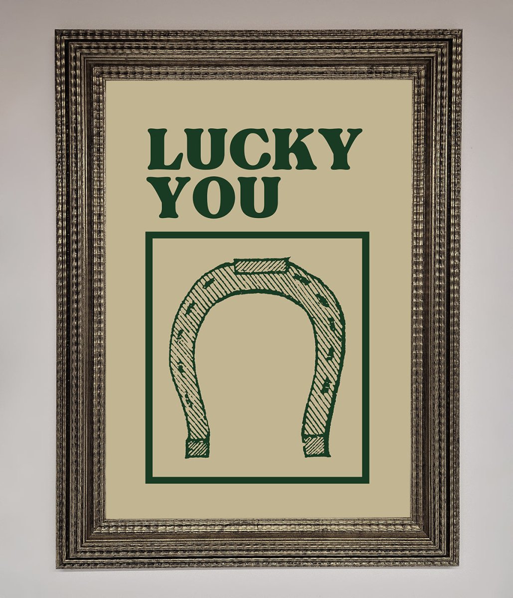 Lucky You Framed Wall Art - Zestio