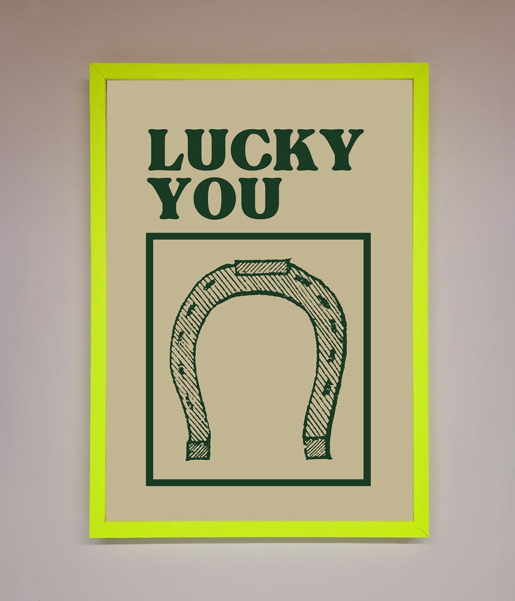 Lucky You Framed Wall Art - Zestio