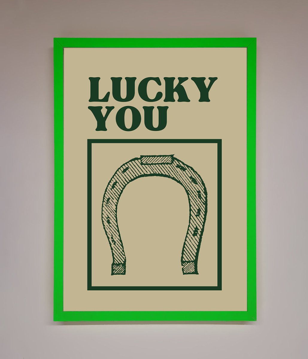 Lucky You Framed Wall Art - Zestio