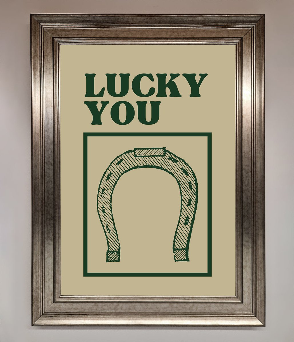 Lucky You Framed Wall Art - Zestio