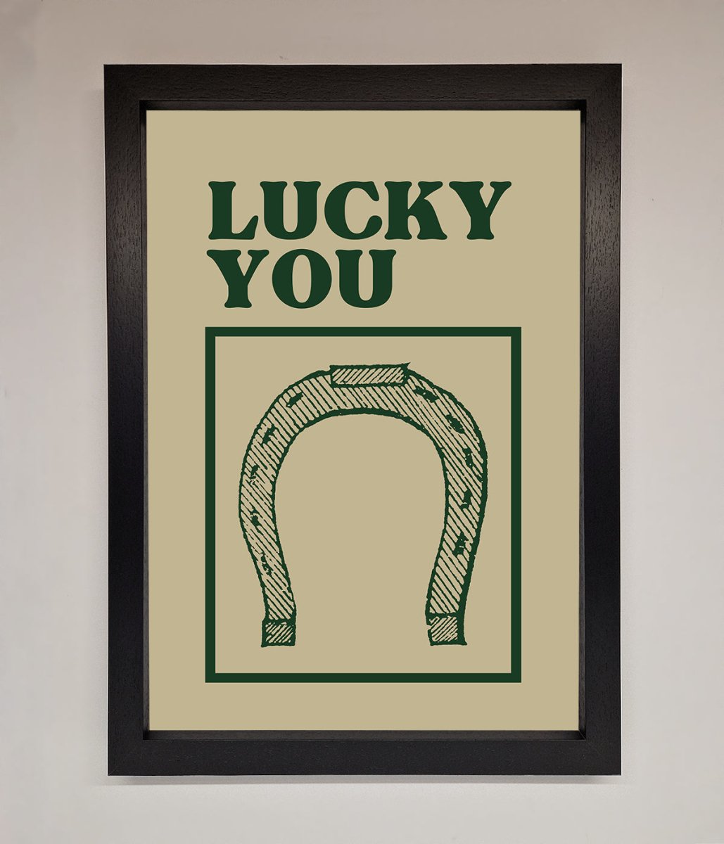 Lucky You Framed Wall Art - Zestio