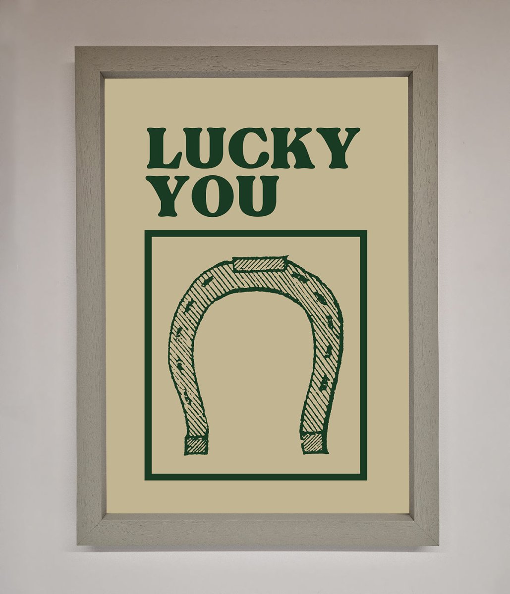Lucky You Framed Wall Art - Zestio