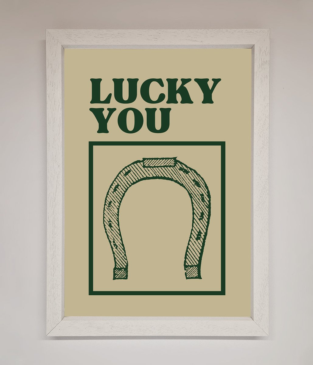 Lucky You Framed Wall Art - Zestio