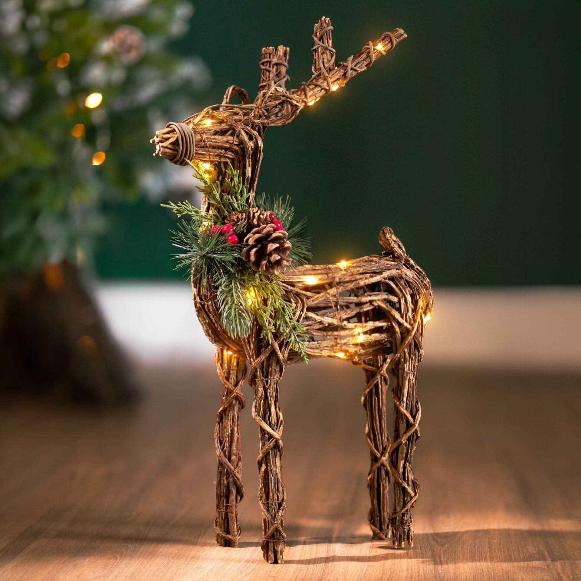 Large LED Reindeer Christmas Decoration