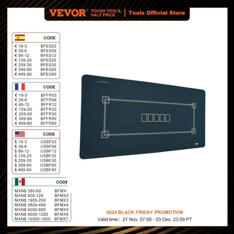 VEVOR Poker Table Top 70 x 35 Inch Poker Mat for Table Foldable Poker Table Top with Carrying Bag Waterproof Poker Table Topper