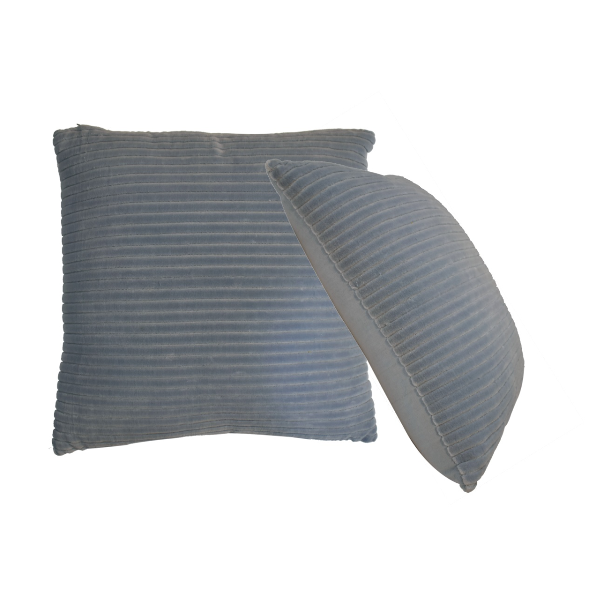 Artisan Furniture Ribbed Grey Cushion Set of 2