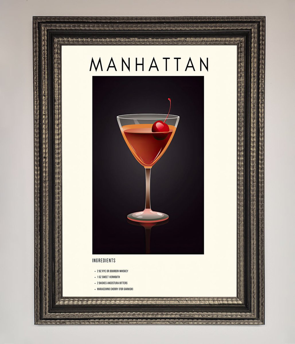 Manhattan A1 Framed Print - Zestio