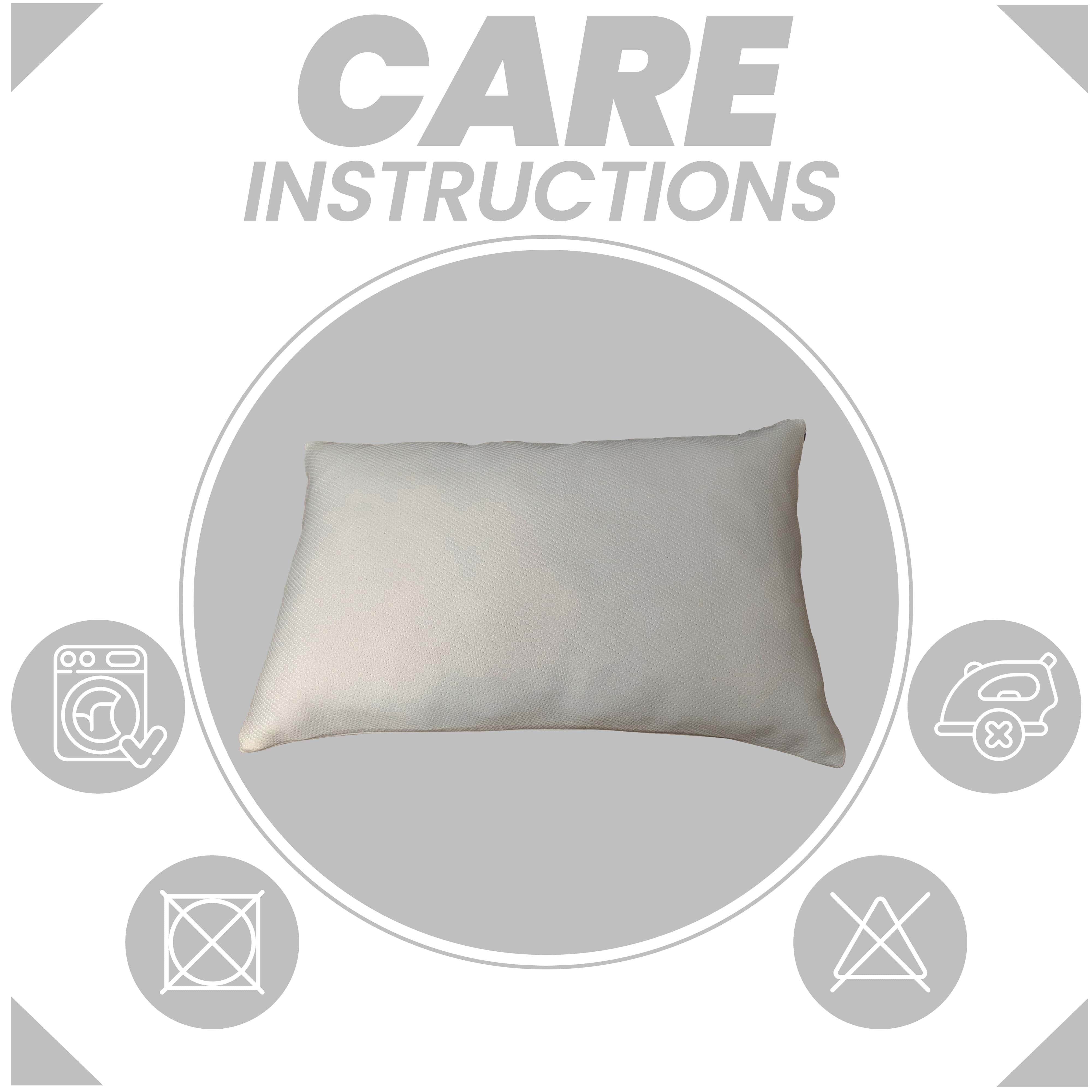OLIVIA ROCCO Memory Foam Pillow Medium With Luxury Premium Fibre Filling Orthopaedic Support For Neck And Back Pain Relief