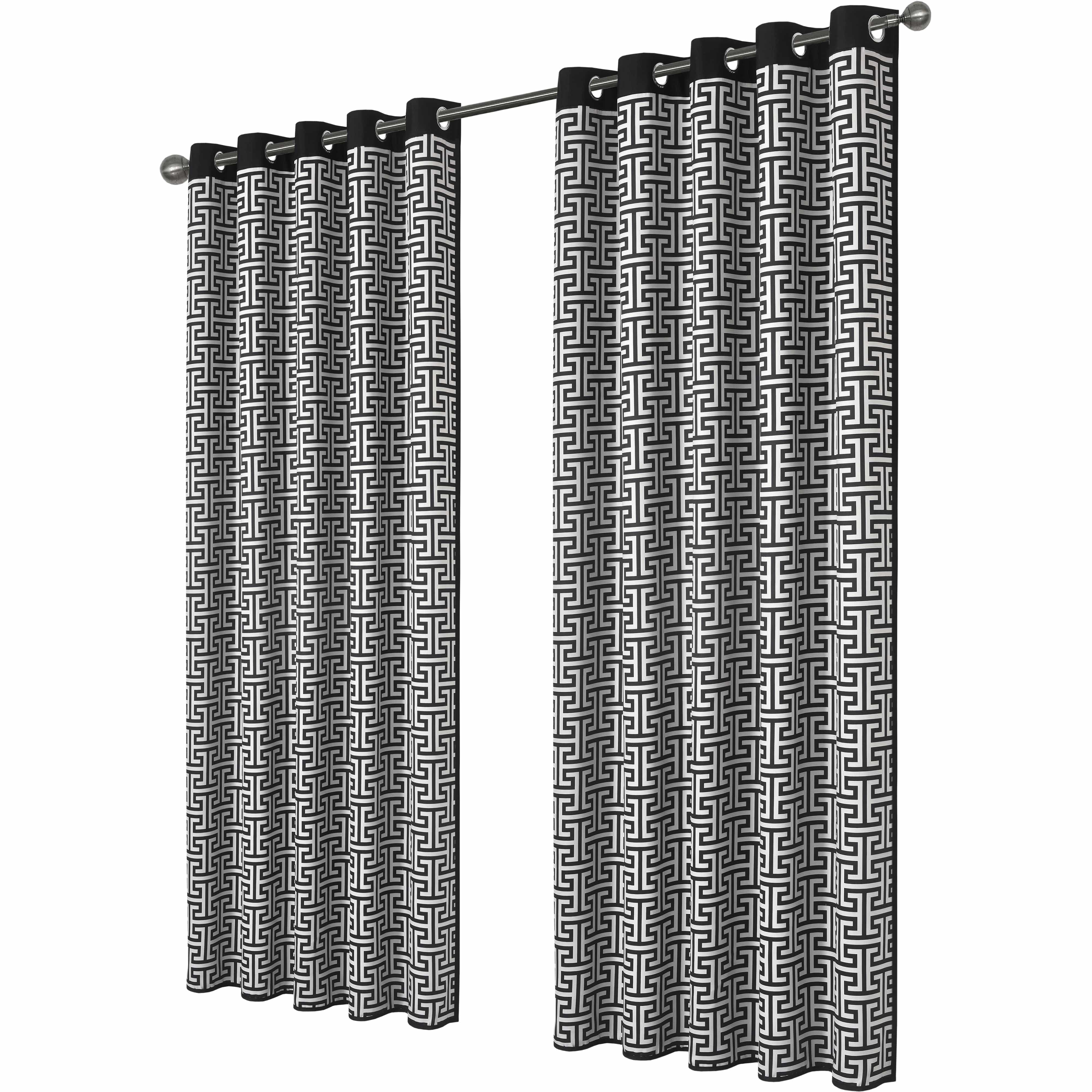 OLIVIA ROCCO Milano Geometric Blackout Curtains Thermal Insulated Eyelet Pair Light Blocking Window Drapes For Living Room Bedroom