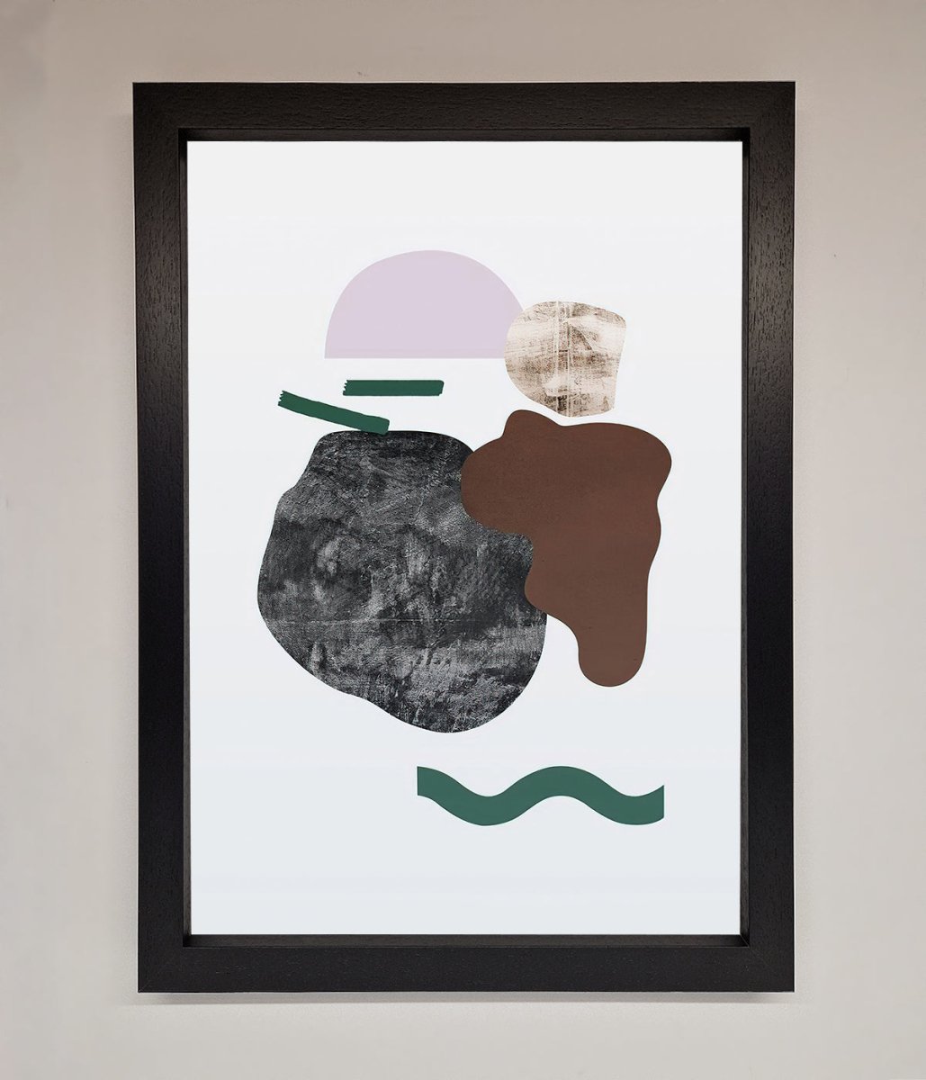 Modern Splodge Framed Print - Zestio