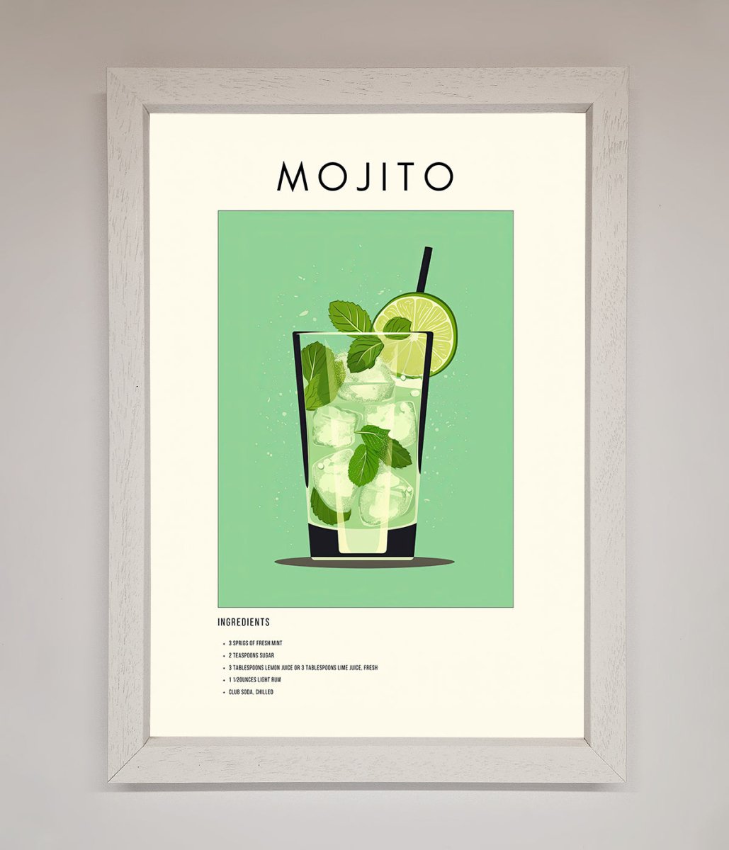 Mojito Framed Poster - Zestio