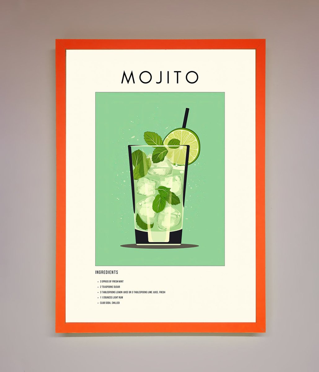 Mojito Framed Poster - Zestio