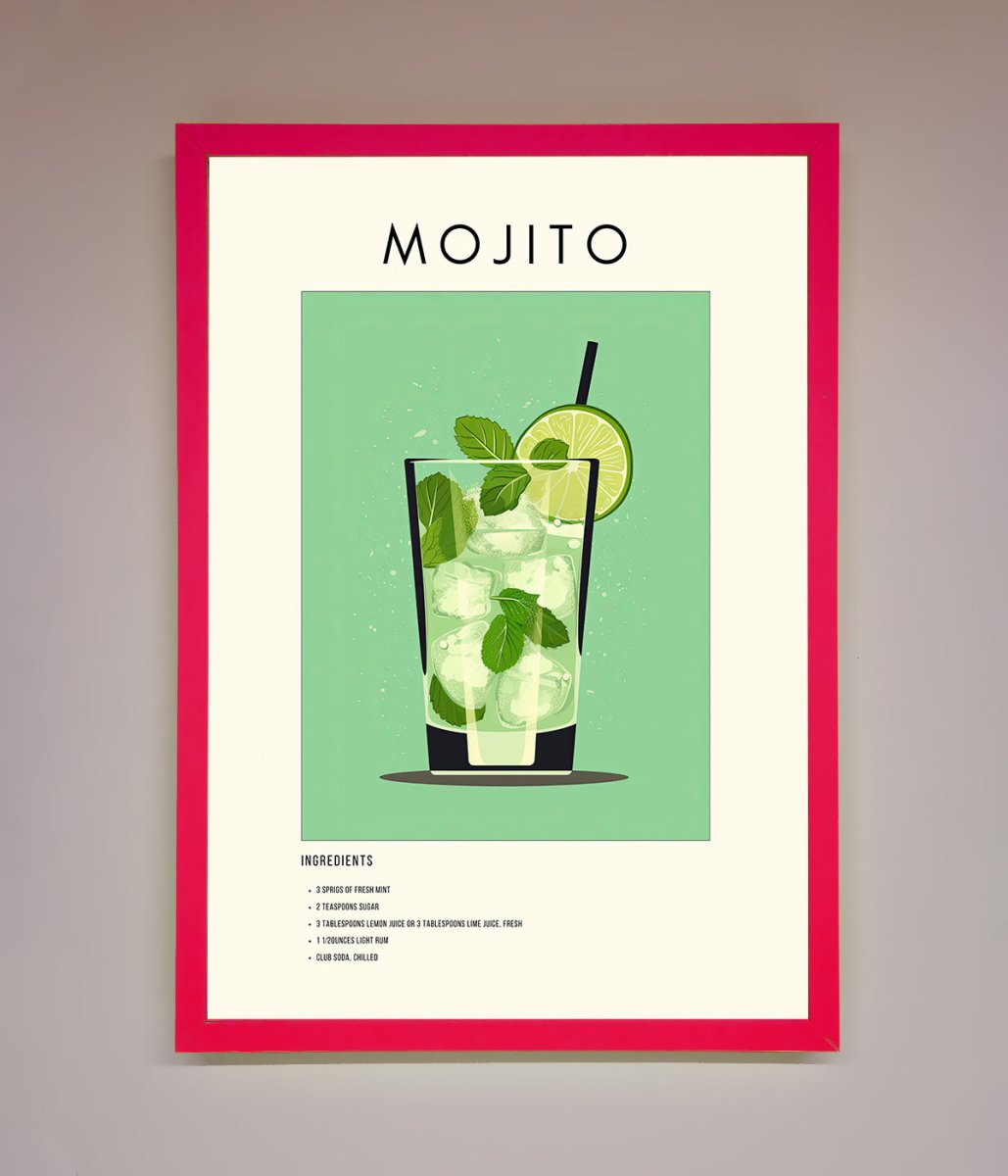 Mojito Framed Poster - Zestio