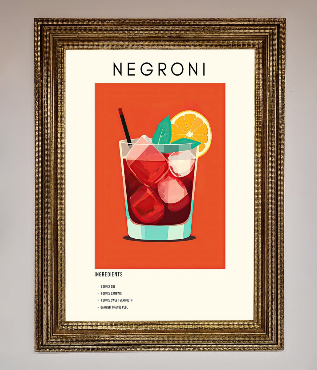Negroni Framed Wall Art - Zestio