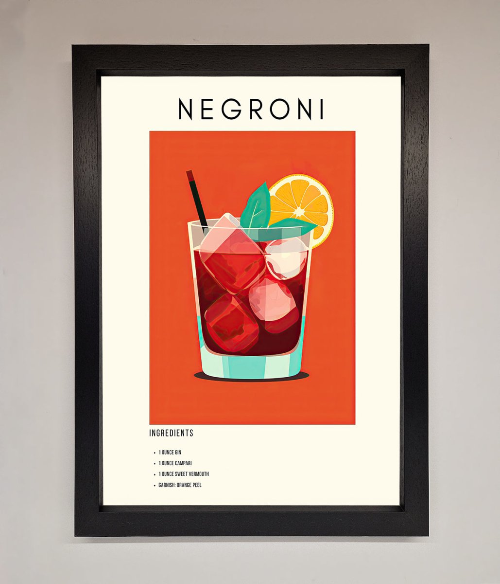 Negroni Framed Wall Art - Zestio