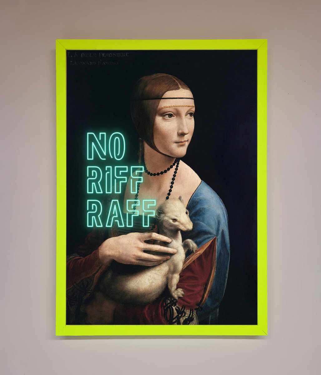 No Riff Raff Framed Print - Zestio