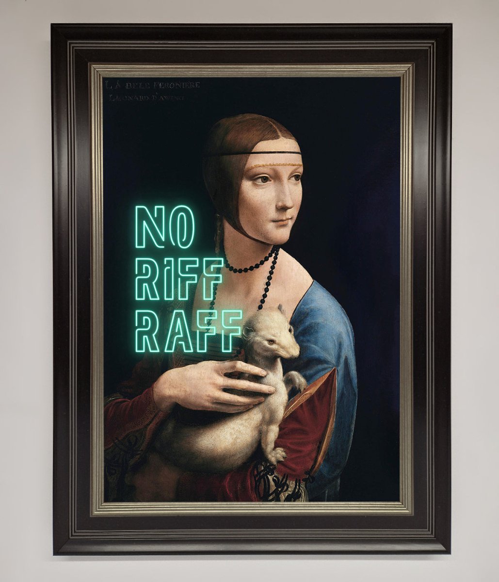No Riff Raff Framed Print - Zestio