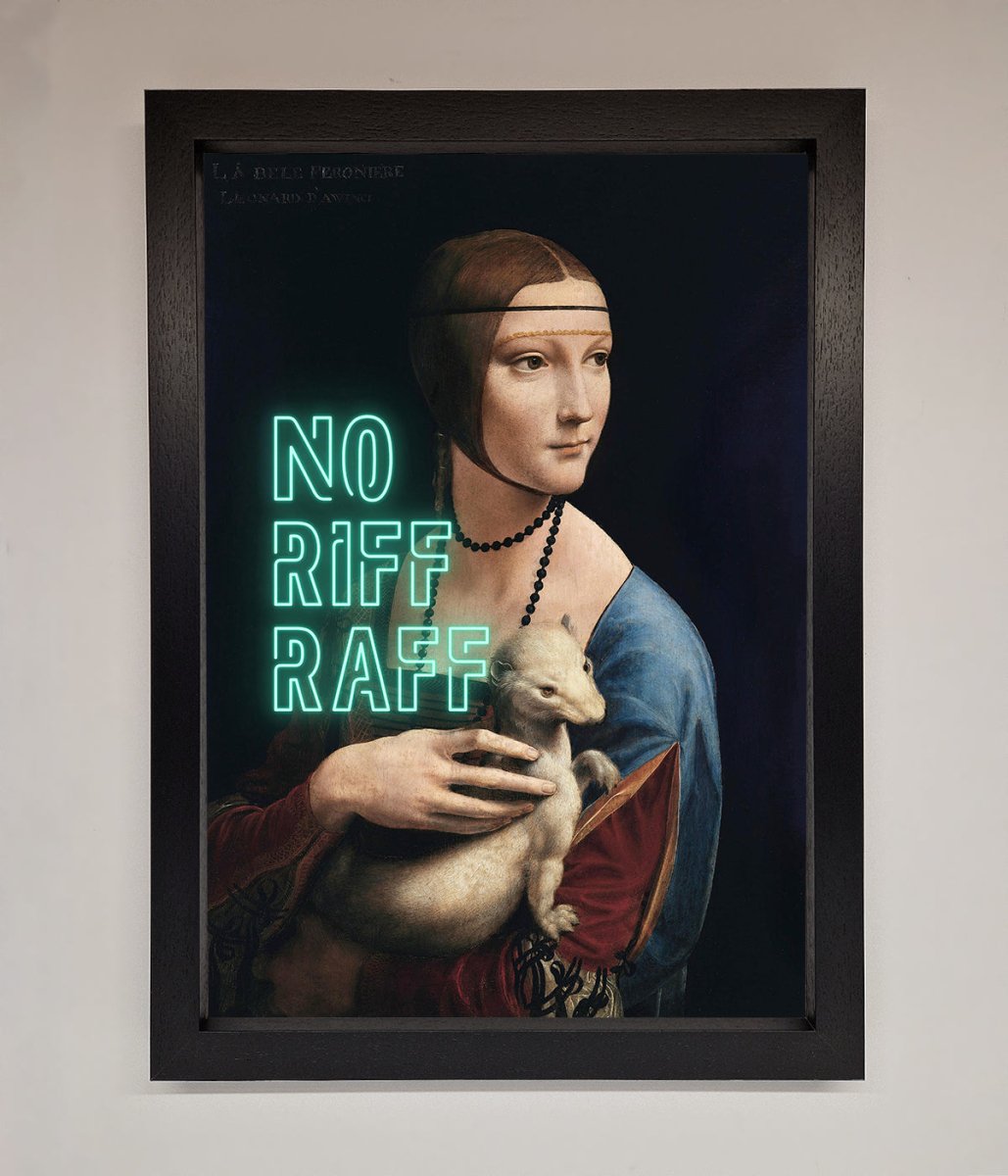 No Riff Raff Framed Print - Zestio