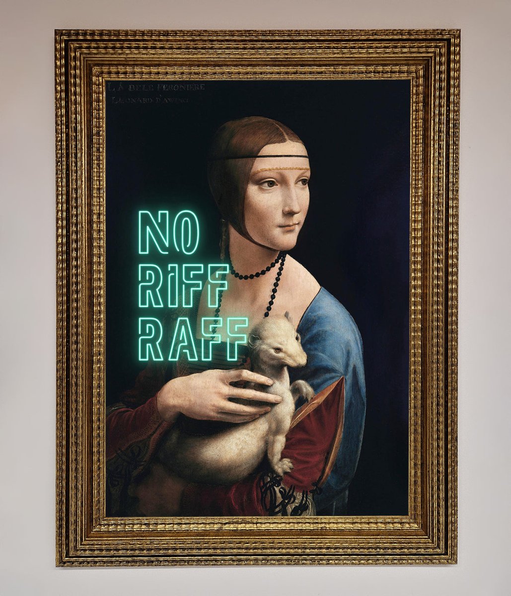 No Riff Raff Framed Print - Zestio
