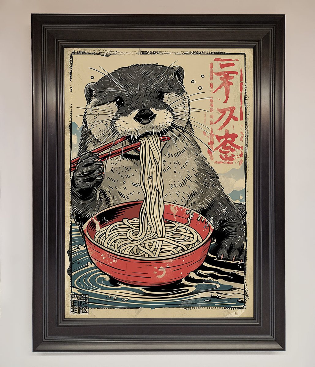 Noodles Otter Framed Wall Art - Zestio