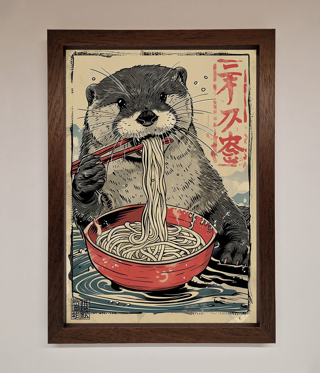 Noodles Otter Framed Wall Art - Zestio