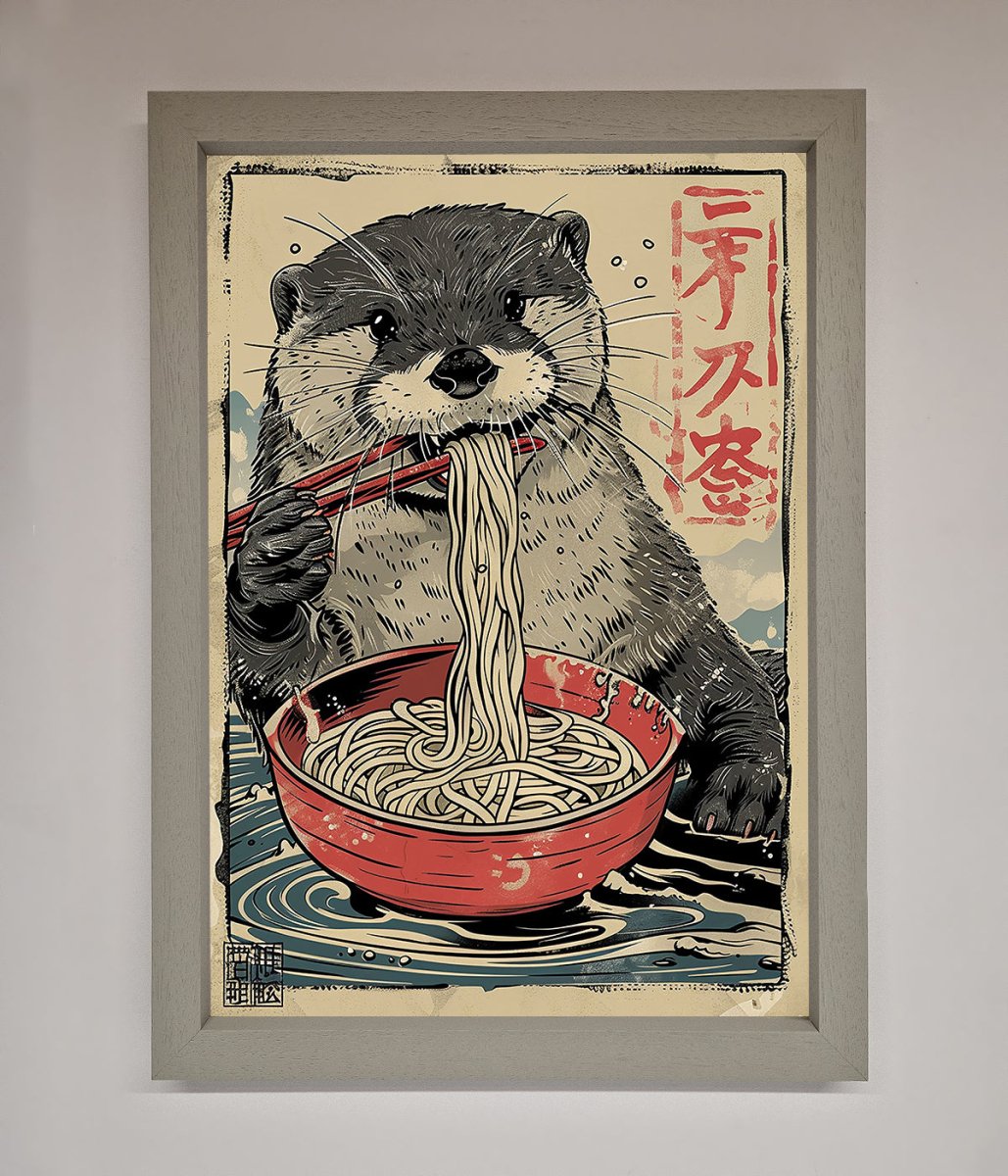 Noodles Otter Framed Wall Art - Zestio