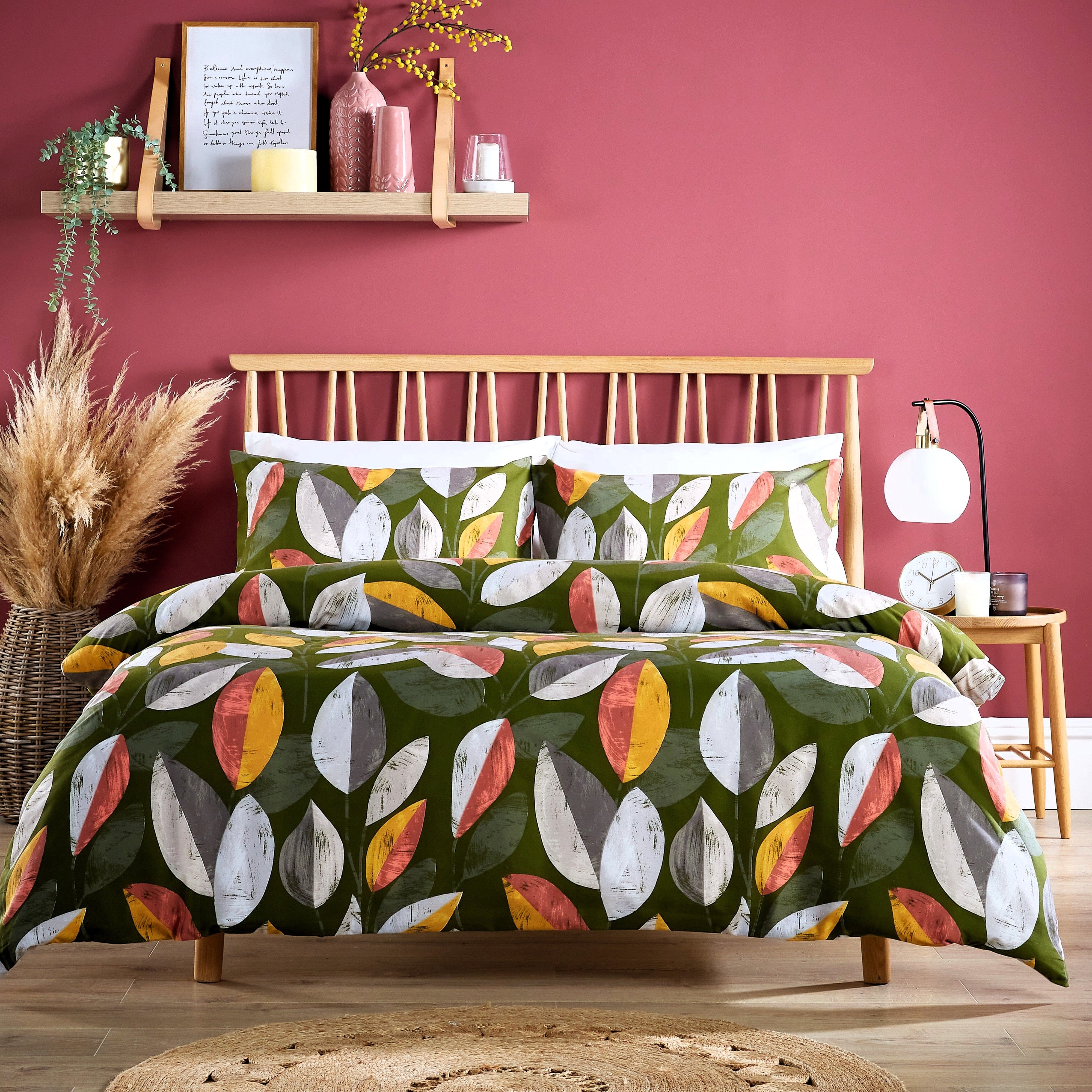 OLIVIA ROCCO Luxury Cotton Rich Duvet Sets Easycare Includes Duvet Cover And Pillowcases In Single Double King Size For All Seasons