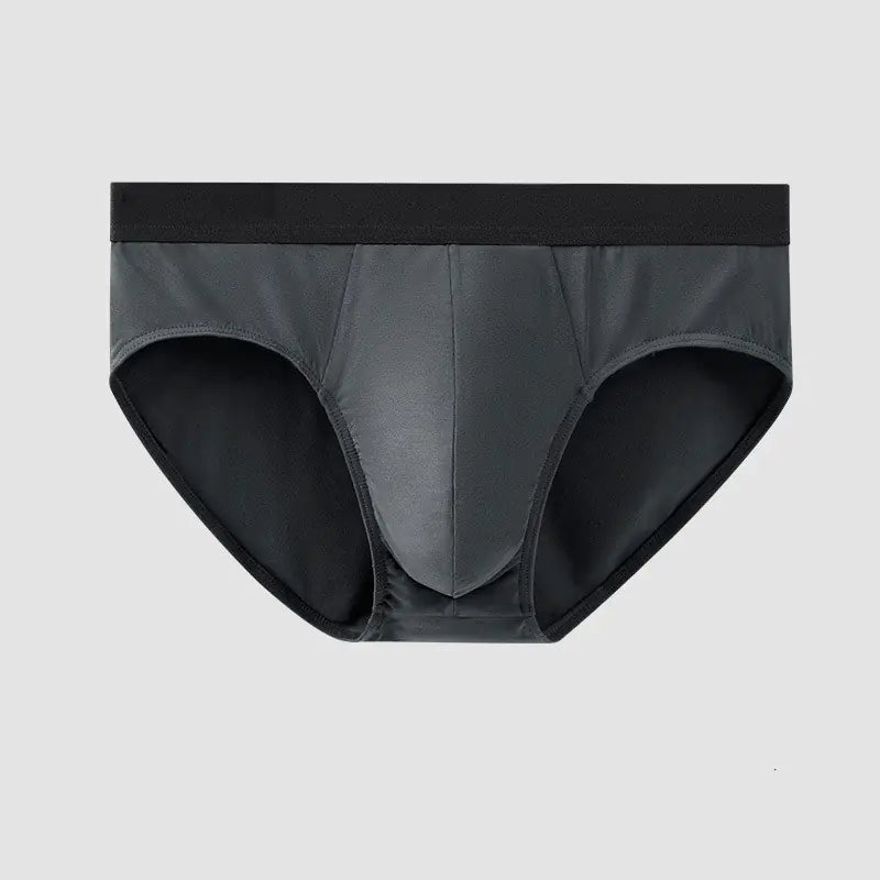 Men's Antibacterial Breathable Mid-Waist Briefs