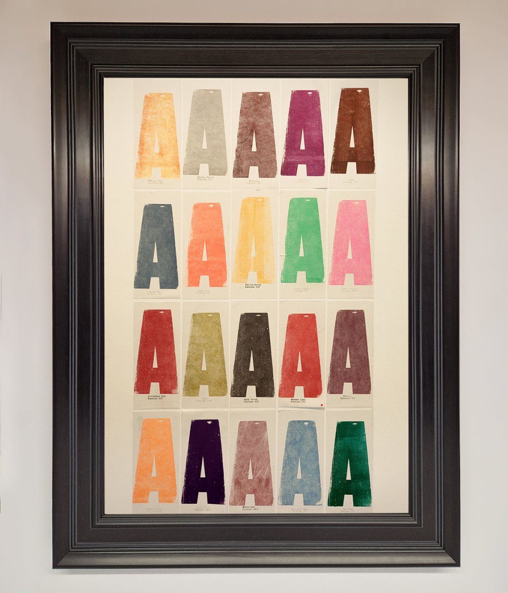 Pantone A Framed Poster - Zestio