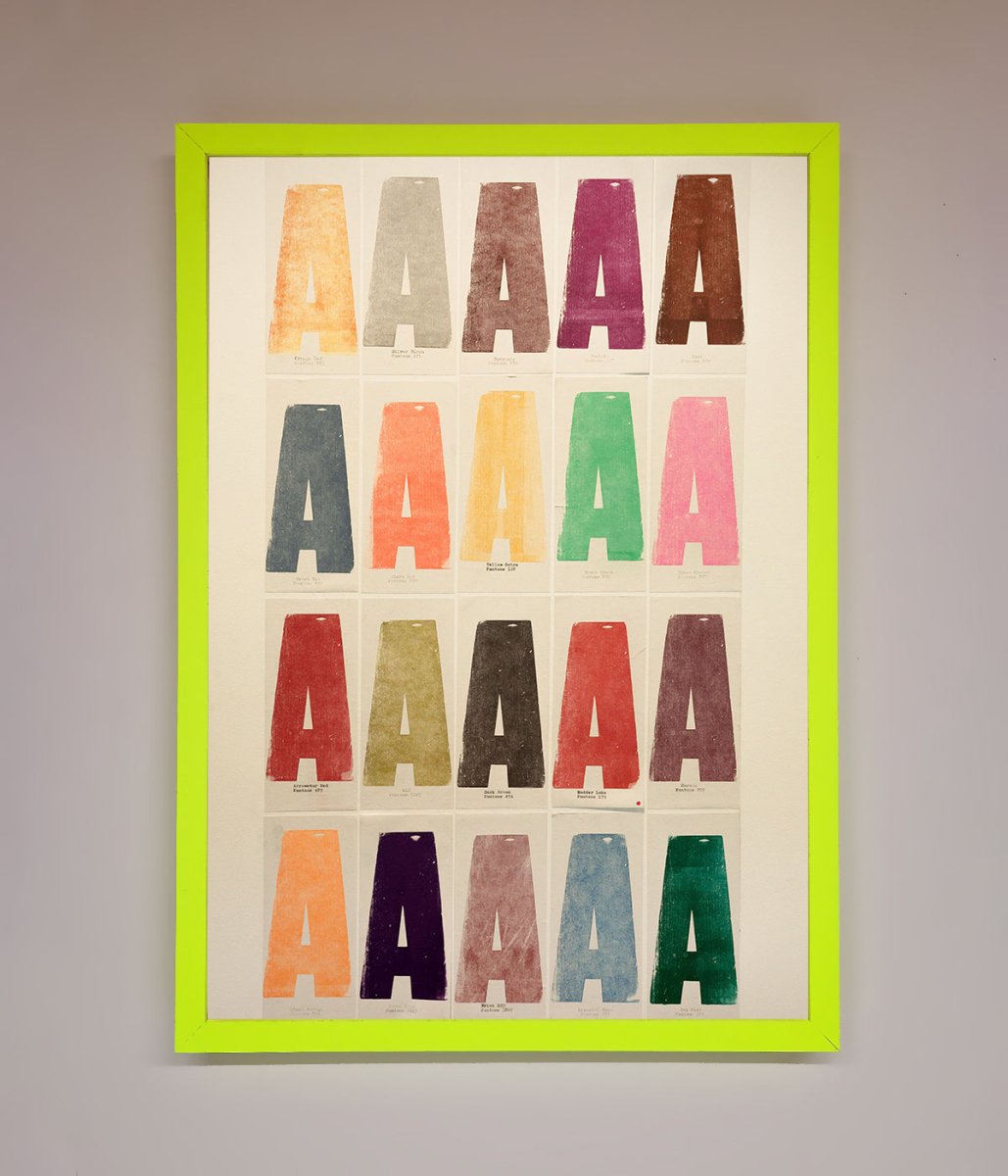 Pantone A Framed Poster - Zestio