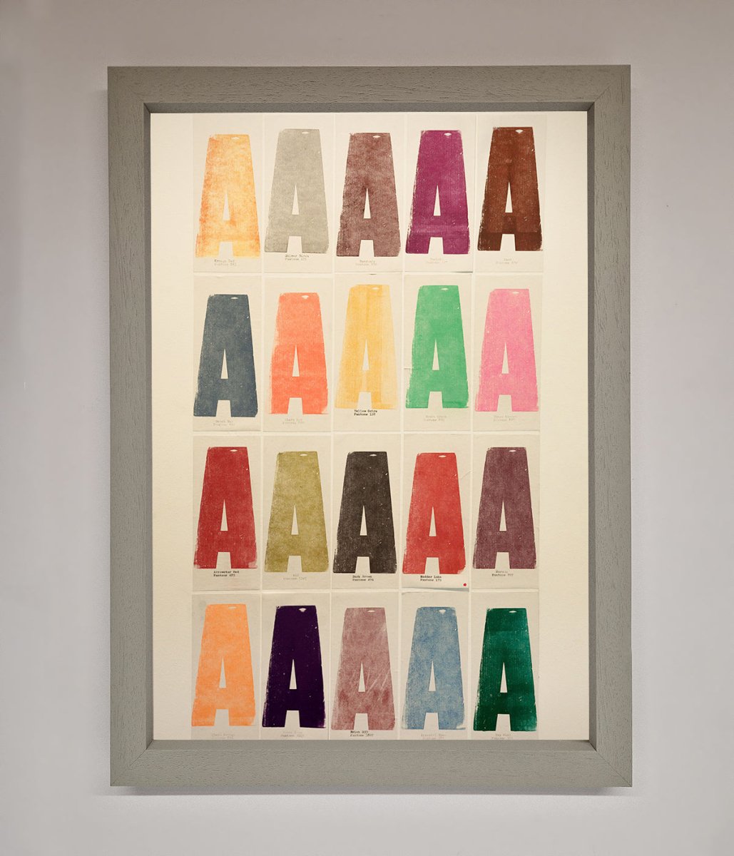 Pantone A Framed Poster - Zestio