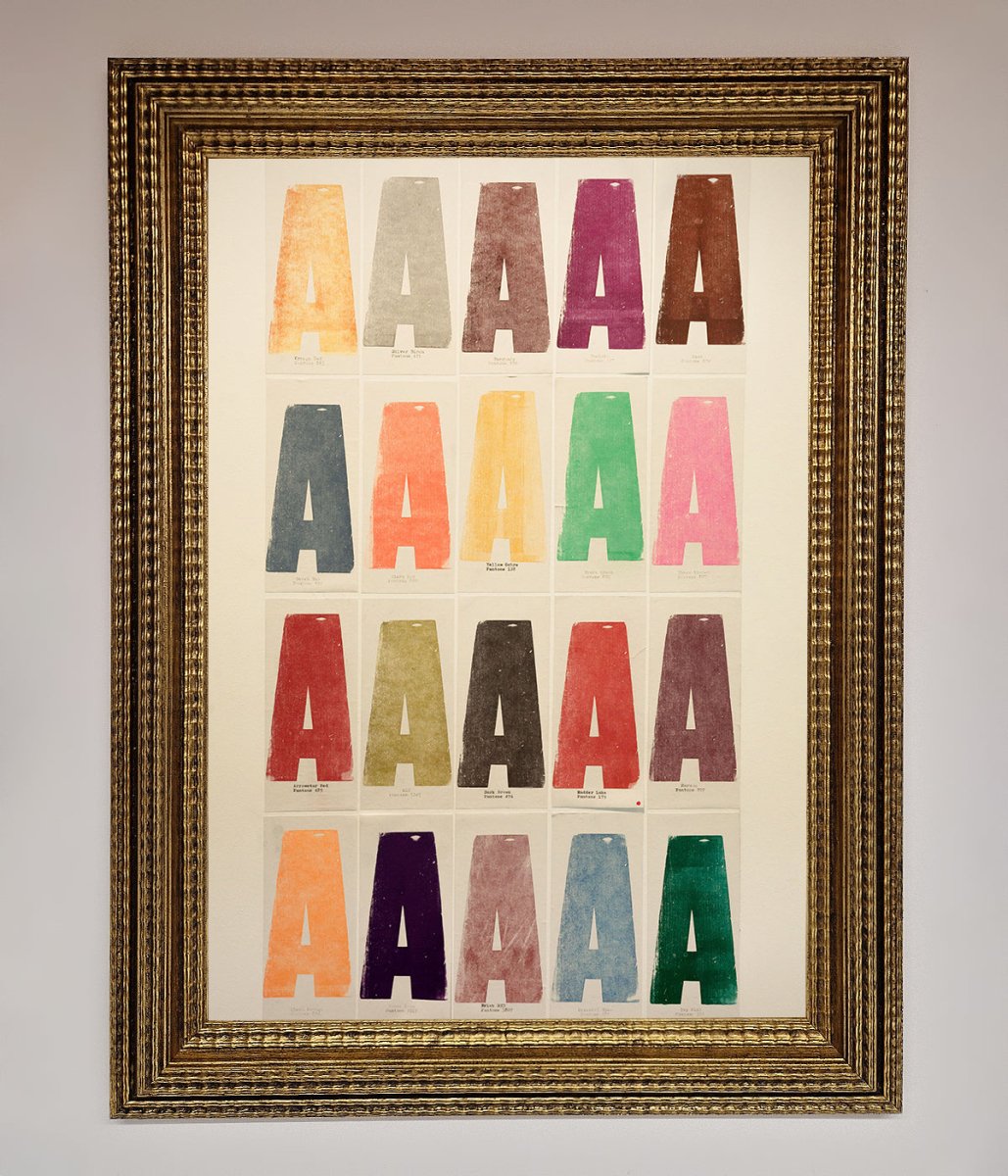 Pantone A Framed Poster - Zestio