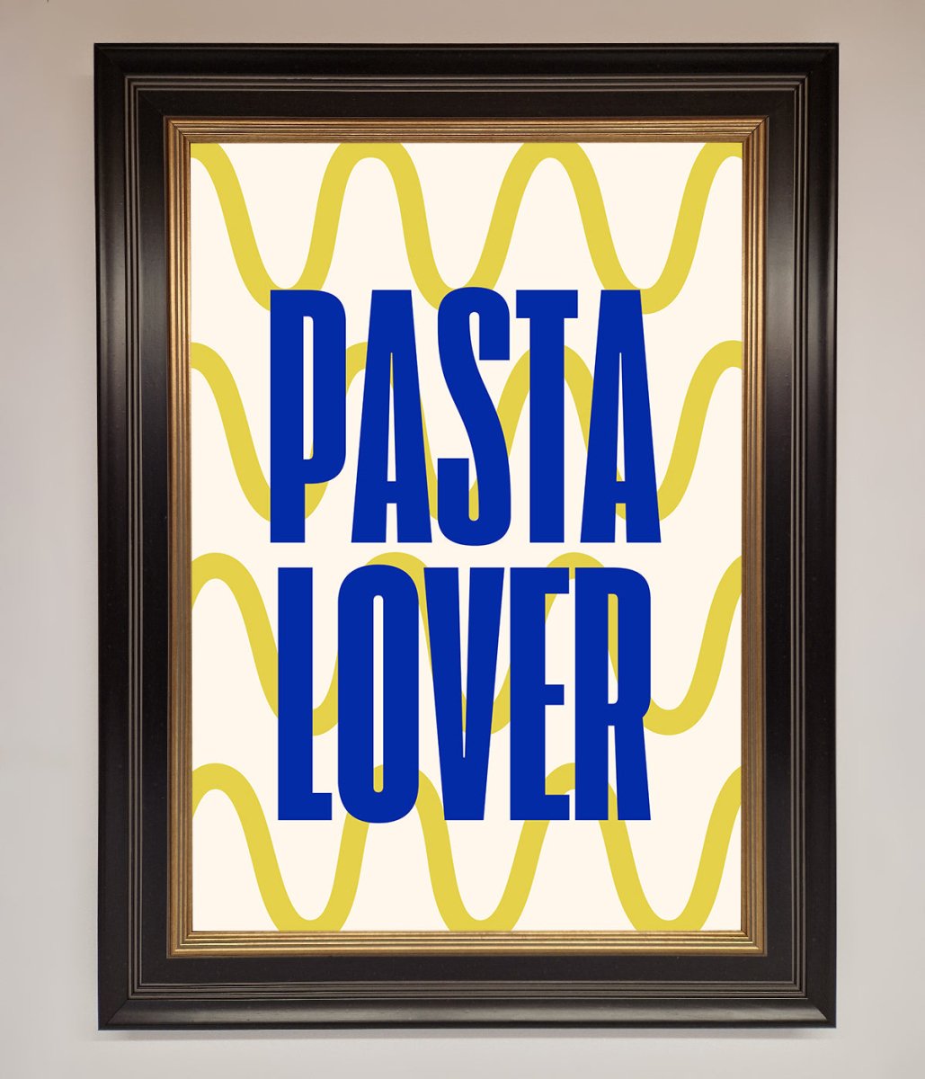 Pasta Lover Framed Wall Art - Zestio