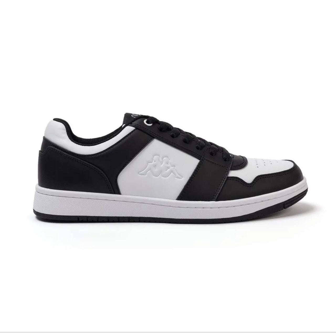 UK 10 Kappa Cestion Men’s White Black Leather Sneakers – EU 45