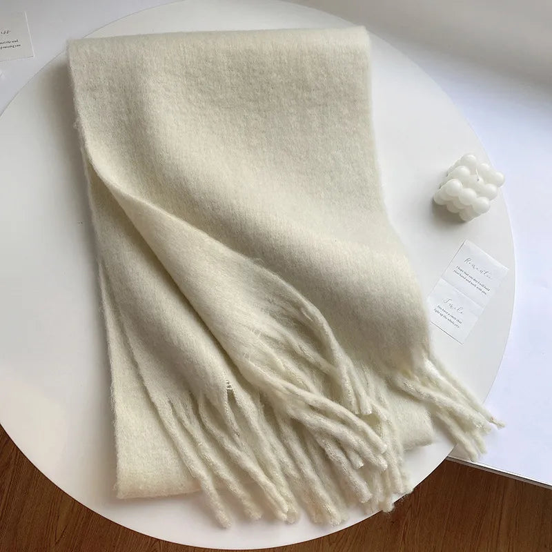 Unisex Casual Simple Style Classic Style Lattice Imitation cashmere Scarf